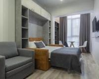 3-местные 1-комнатные апартаменты улучшенные с 1 односпальной кроватью