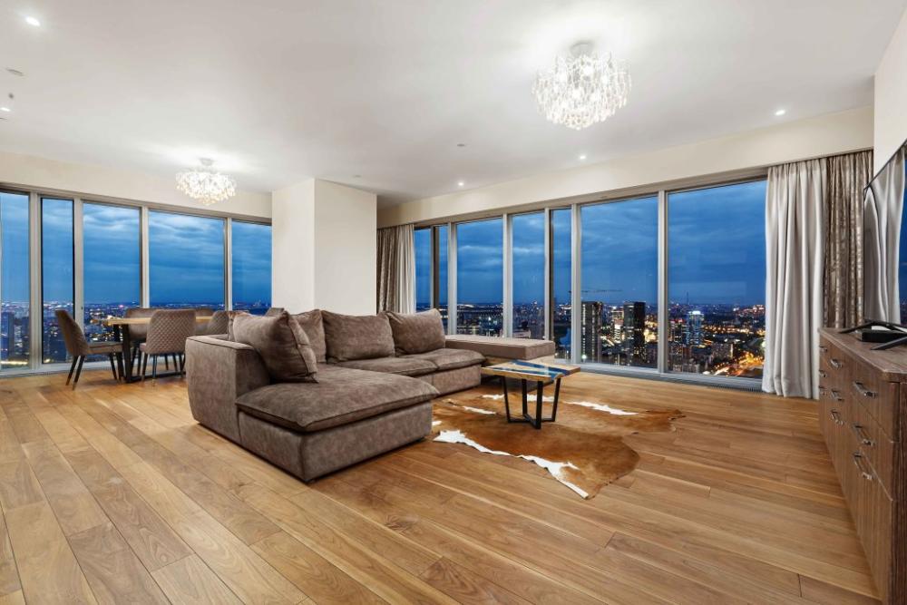фото Апартаменты 3 Комнатные Москва Сити Угловая Панорама SkyRent24