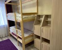 Кровать в общем номере с 2 двухъярусными кроватями (общие удобства)