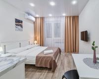 1-комнатные апартаменты студия с 1 двуспальной кроватью