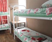 Кровать в 6-местном общем женском номере (общие удобства)