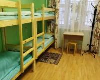 Кровать в общем номере с 4 двухъярусными кроватями (общие удобства)
