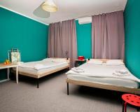 1-комнатные апартаменты студия с 2 двуспальными кроватями